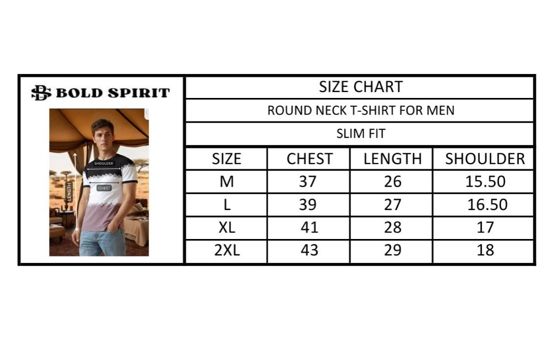 Men’s Jacquard Knit Striped Round Neck T-Shirt – Grey & White